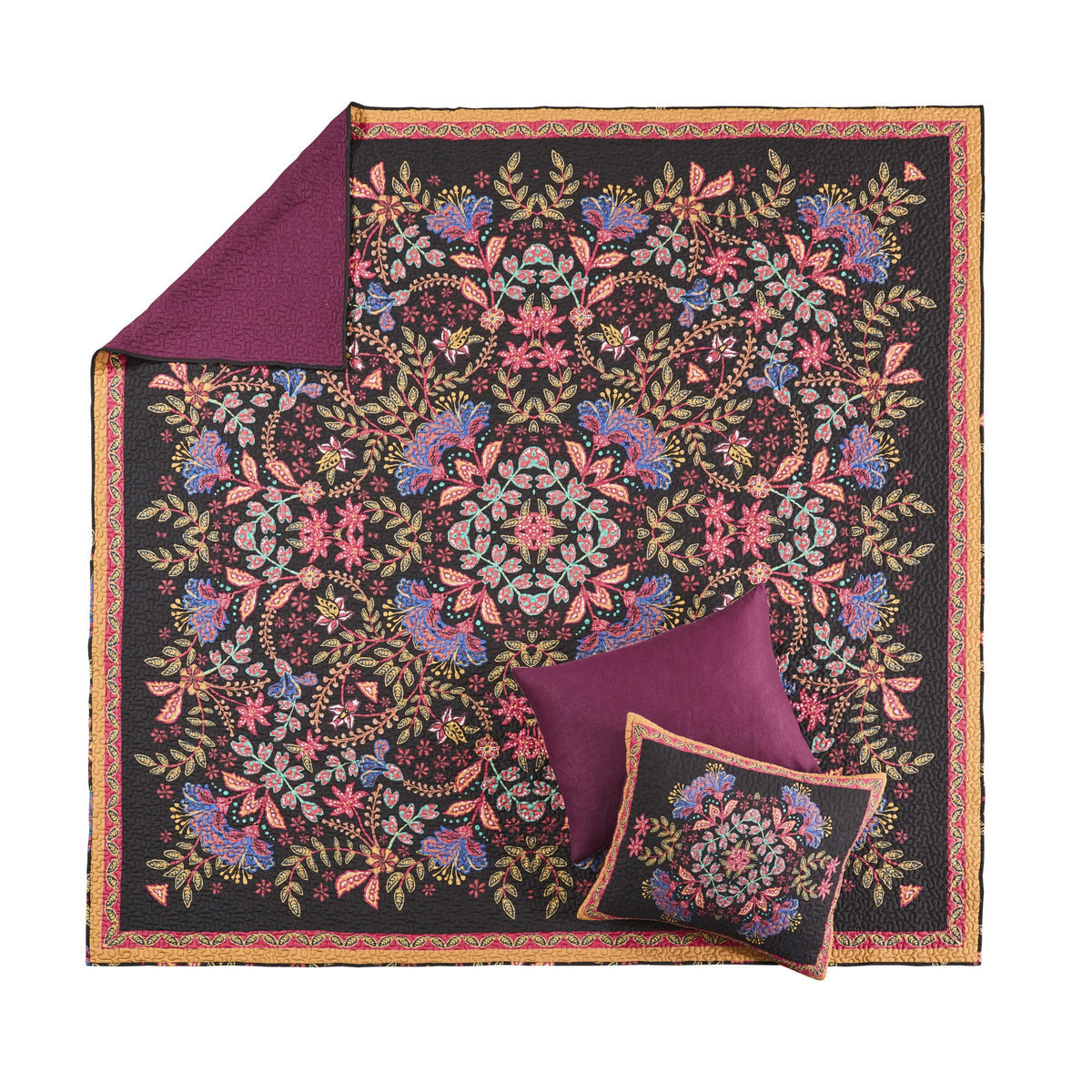 Jessa Vintage Boho Collection Quilt Set, 3-Piece