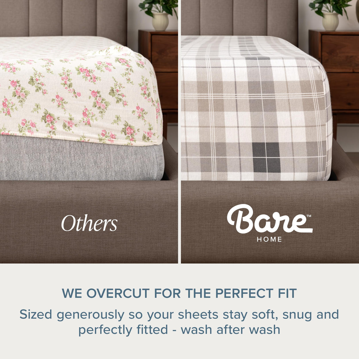 Flannel Sheet Set 100% Cotton, Velvety Soft Heavyweight - Double Brushed Flannel - Deep Pocket (Grey)