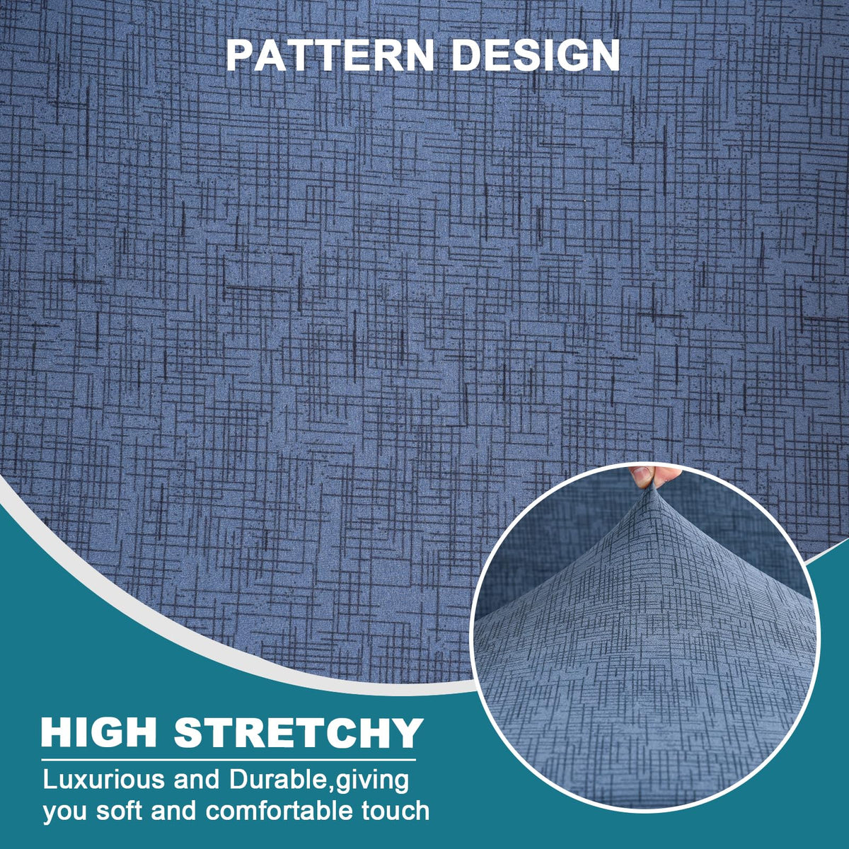 Stretch Wing Chair Slipcovers 2 Piece Wingback Chair Covers, 04