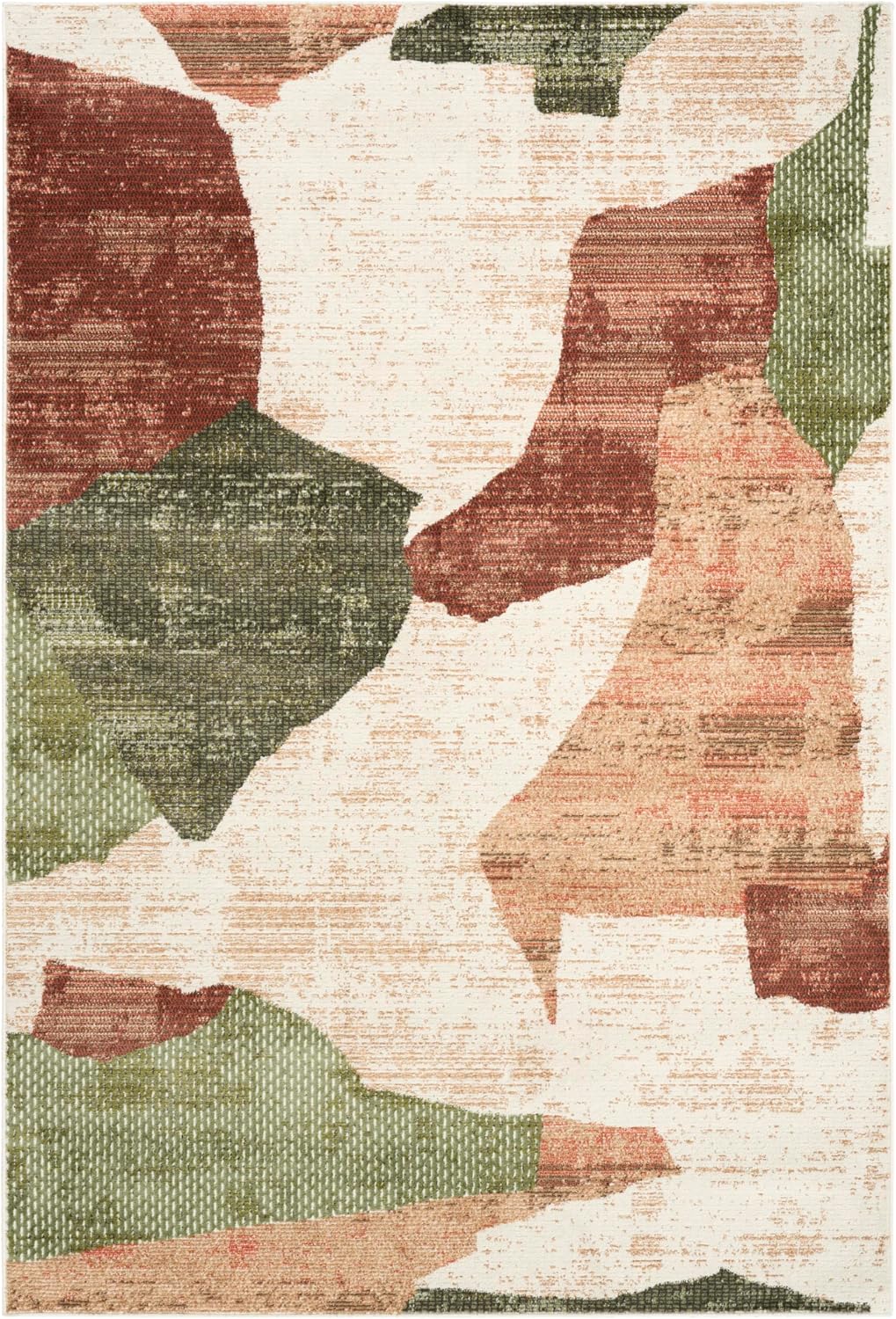 Home Nordic Beige Multi Area Rug - Easy Clean, Non Shedding, Bed Room, Living Room, Dining Room, Kitchen
