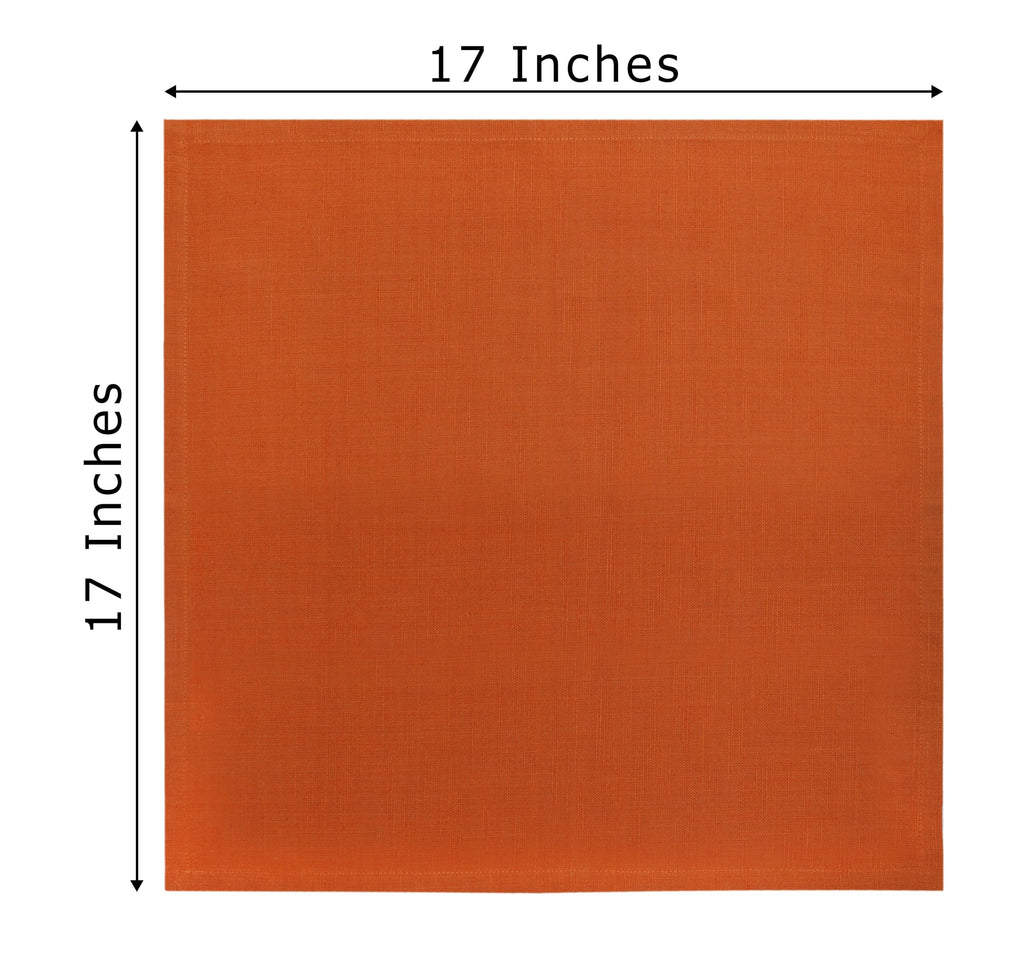 Harvest Cloth Napkins - Set of 12 Soft 100% Cotton Napkins