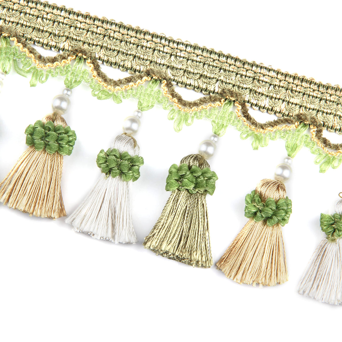 Tassel Fringe Trim 6.5 Yard x 3.15 Inches Tassel Fringes