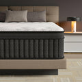 King Size Mattress, 14 Inch King Mattress Hybrid in Box, Individual Pocket Springs, Medium Firm, Breathable and