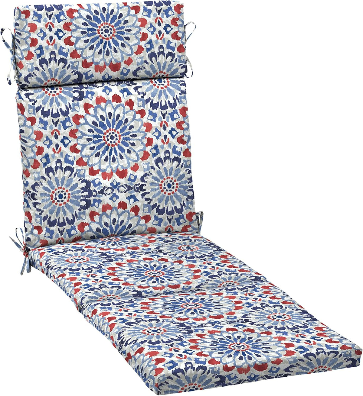 Outdoor Chaise Cushion, 21 in x 72 in, Weather-Proof, Rain-Proof, Fade Resistant Patio Cushion for Chaise Lounger