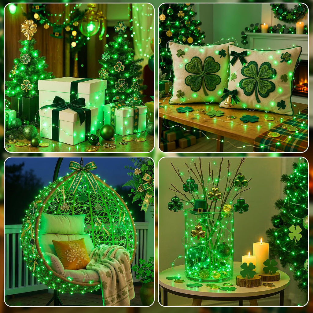 6 Pack 16FT 50 LED Fairy Lights with Timer, 8 Modes USB Mini Twinkle Light Battery Operated, Small String Lights for