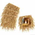 Fake Hay Table Placemats for Western Fall Party Decor