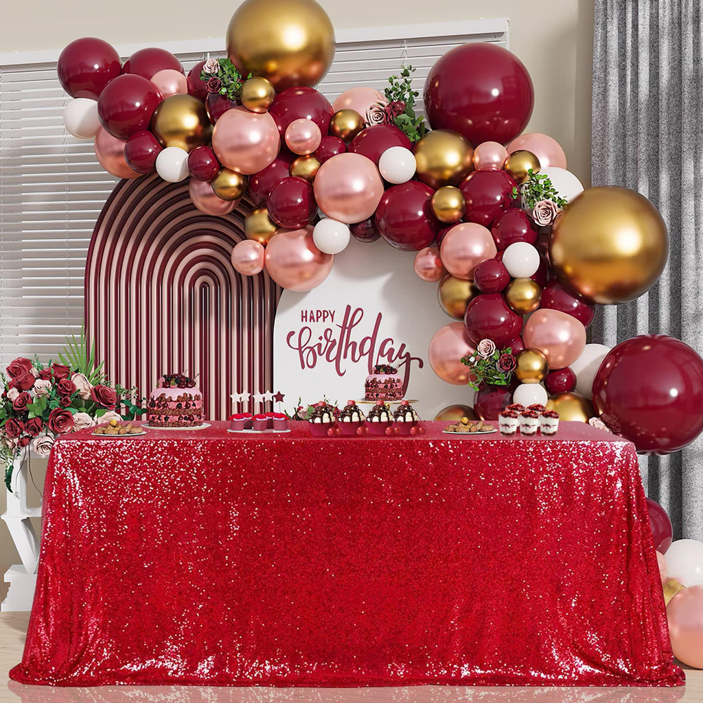 Sequin Tablecloth Red Sparkly Sequin Tablecloth Christmas Day