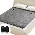 Heated Mattress Pad Queen, Electric Mattress Pad with 9 Heat Settings, Memory Function, Fast Heating, 1-12 Hours Auto