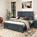 Riverton Shiplap Wood Panel Bed, Slate Blue
