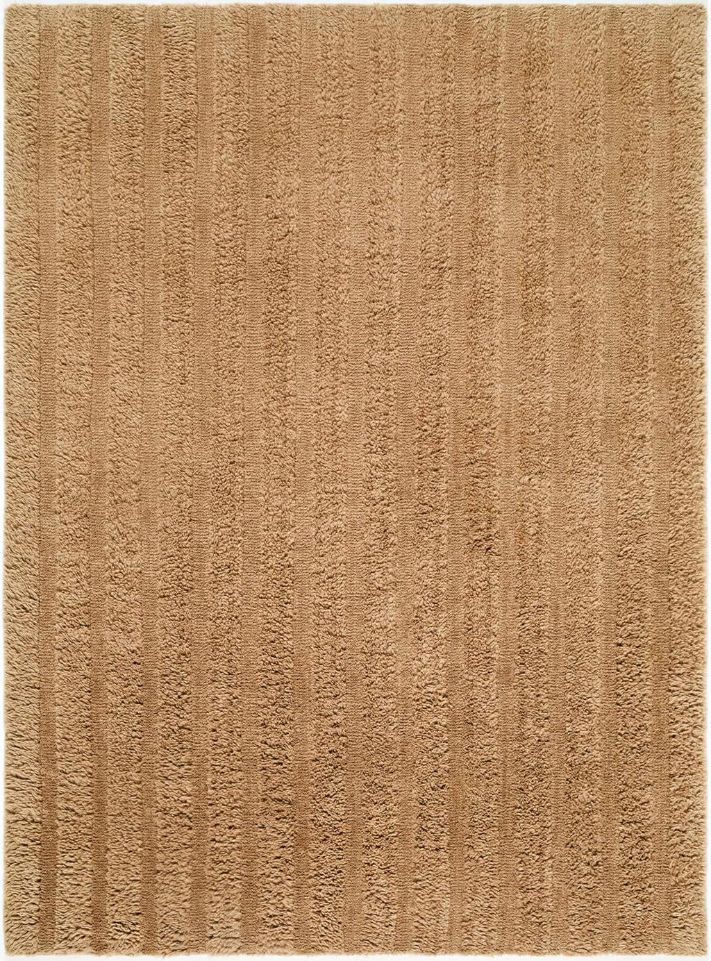 Konani Wool Machine Washable Area Rug - Striped Tone On Textured - Contemporary Modern Minimalist Transitional