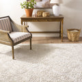 X Area Rug Collection, Ivory, Handmade Wool, Ideal, Dining Space (MSR3511C)