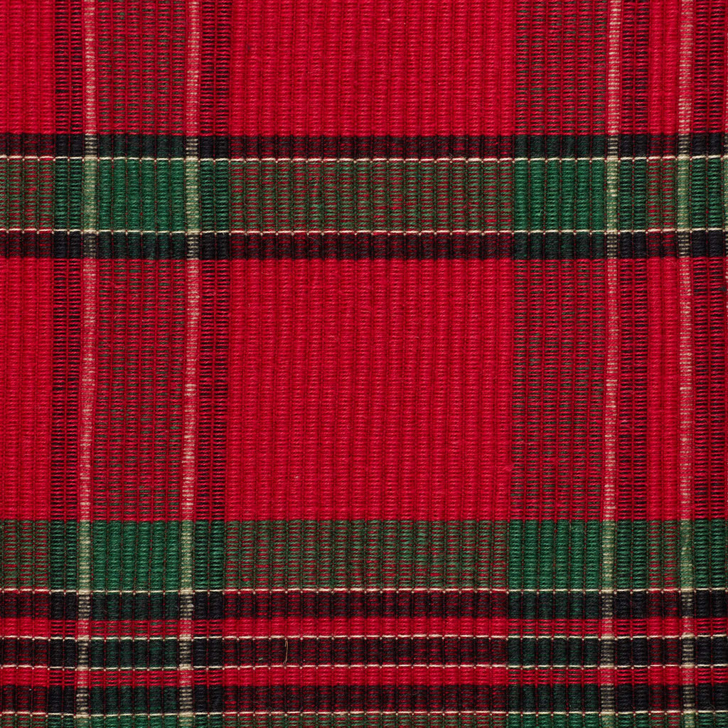 Farmhouse Christmas Plaid Dining Table & Kitchen Décor, Holiday Placemat Set, 13x19, Red & Green, 6 Count