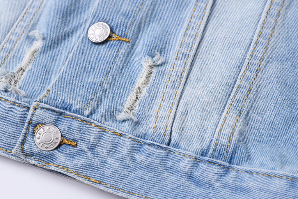 Toddler Boys Girls Jean Jacket,Mid-Blue