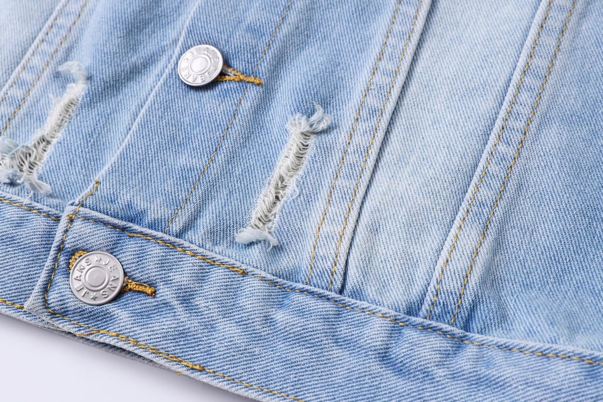 Toddler Boys Girls Jean Jacket,Mid-Blue