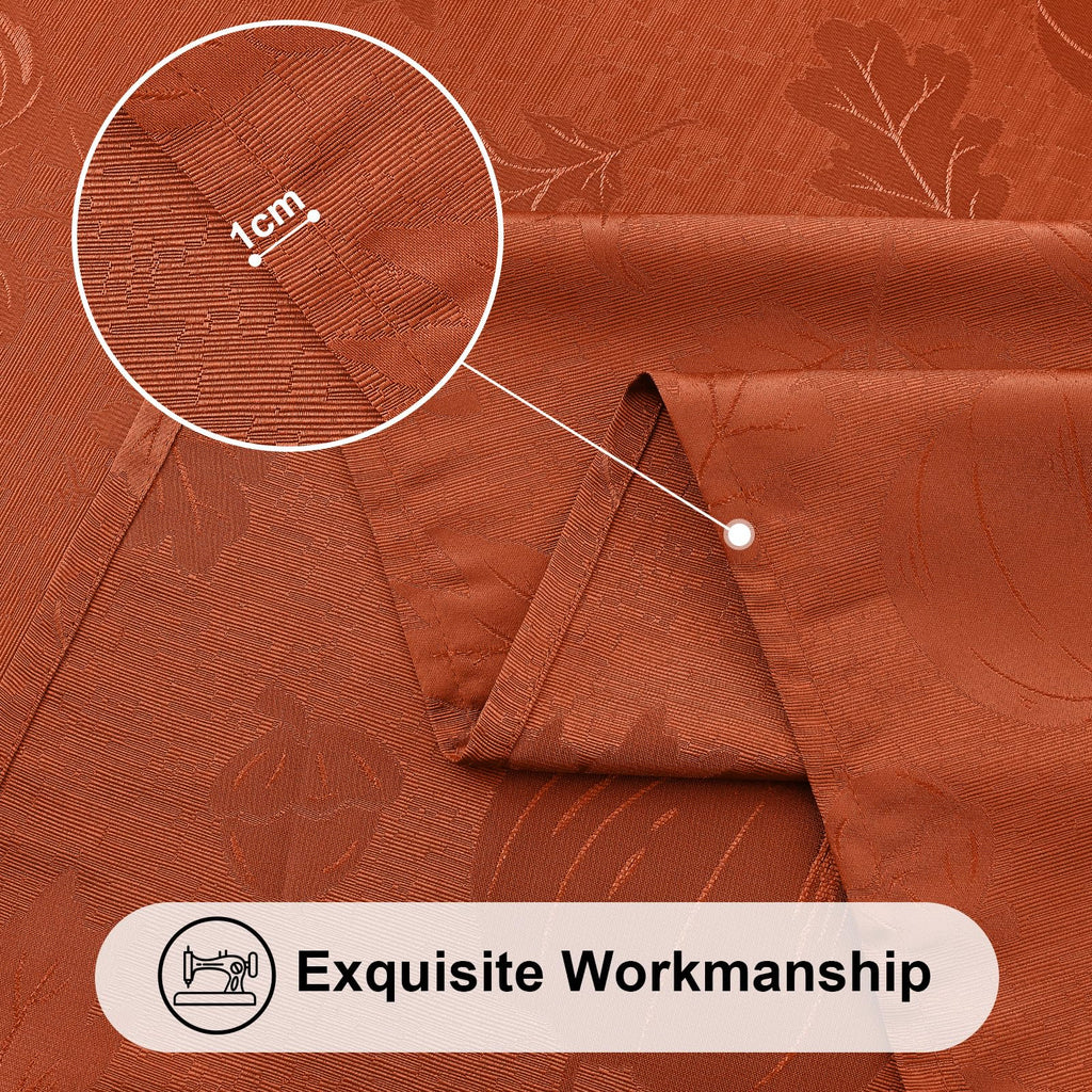 54x54 Inch Thanksgiving Jacquard Sqaure Table Cloth for Fall