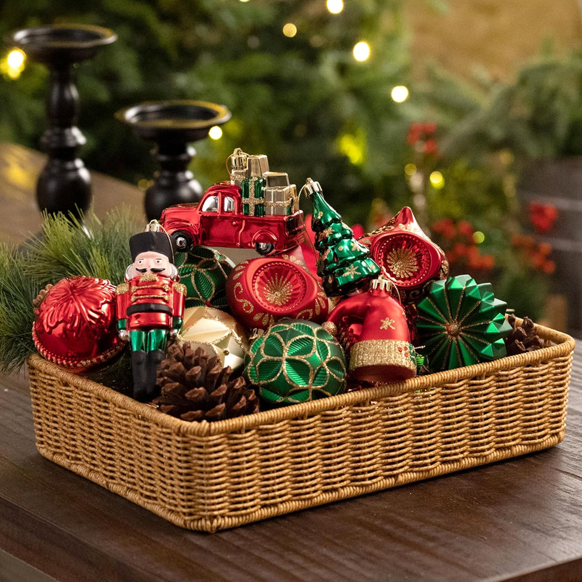80ct Christmas Tree Decorations Ball Ornaments Set