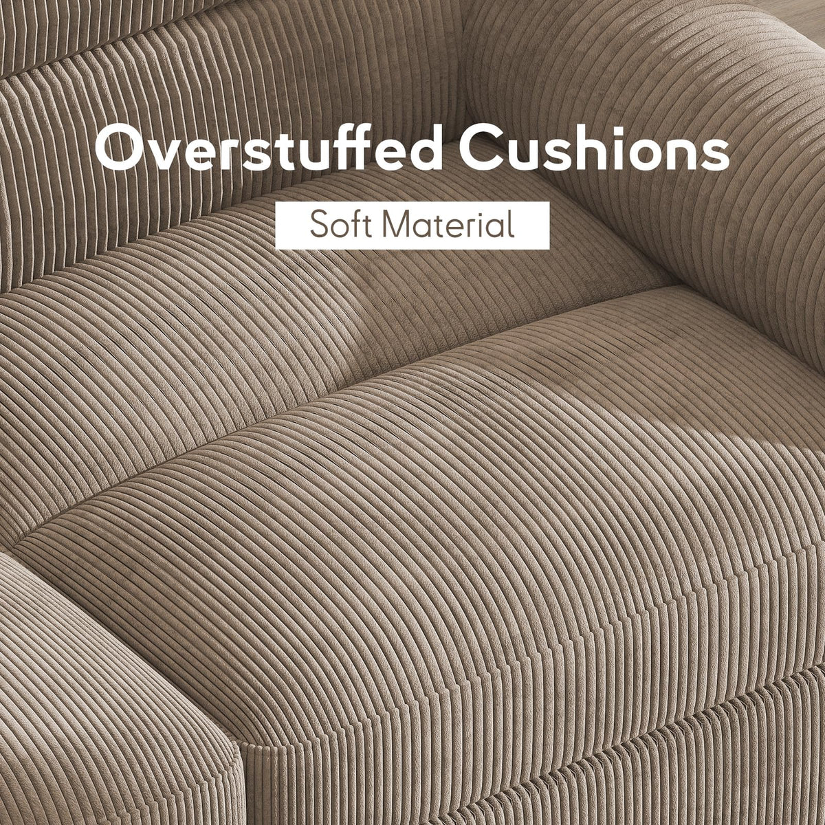 Modular Sectional couches, L Shaped Sofa, Brown