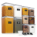 10 PCS Flour and Sugar Storage Container Sets for Advanced Baker