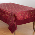Beautiful Holiday Tablecloth With Embroidered And Sequined Design