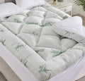 Full 3 inch Memory Foam Mattress Topper-Viscose Made from Bamboo Cooling Air Layer for Hot Sleepers,Thick Pillow Top