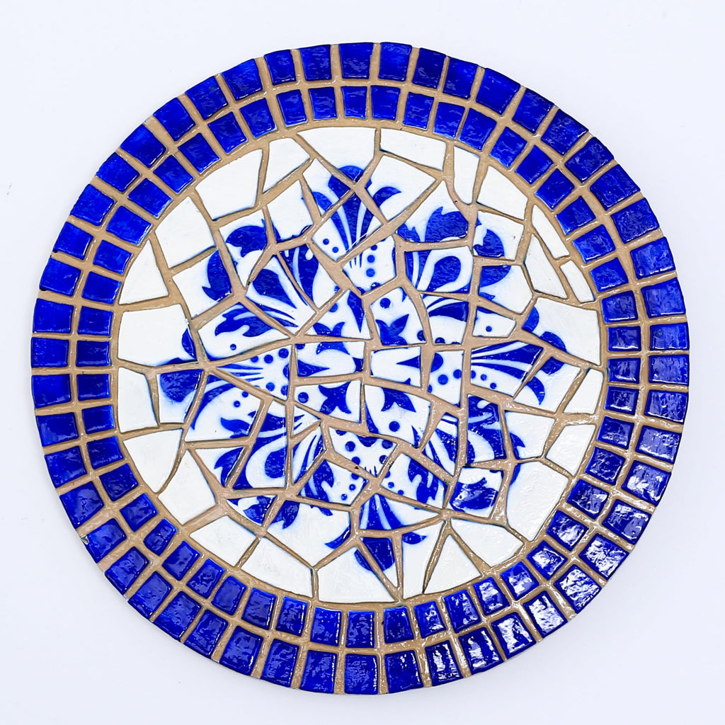 Garden Decoration Anti Slip Stones - Mosaic Circular Stepping Stones 12"