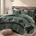 Embroidery King Size Comforter Set 7 Pieces Western Bed in a Bag