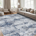 Area Rugs 8x10 Living Room Rugs: Modern Abstract Washable Rug with Non-Slip Backing