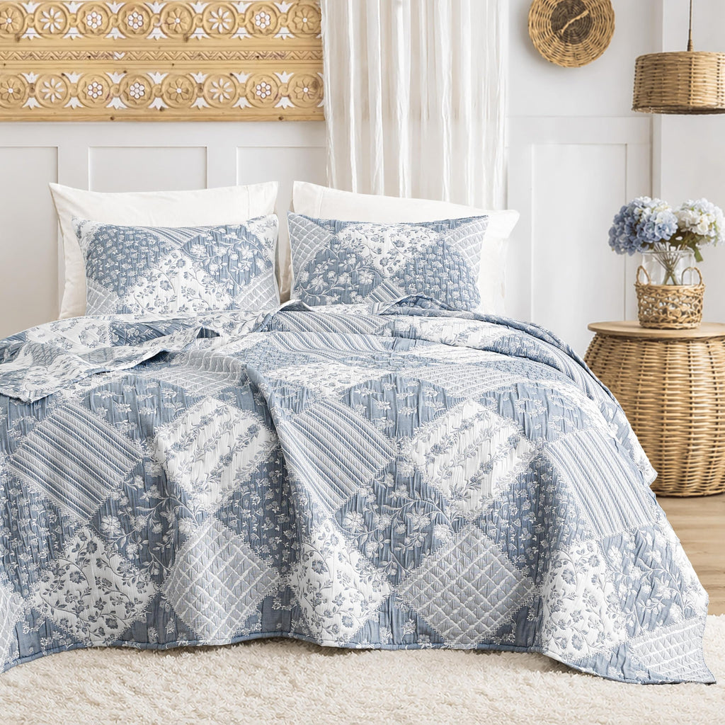 Jacquard Patchwork Quilt Set