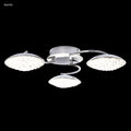 James R. Moder Galaxy Collection LED Flush Mount — Silver, 24in — Castelune Home