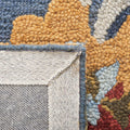 Area Rug - Blossom - Large - Navy & Multi, Handmade Wool
