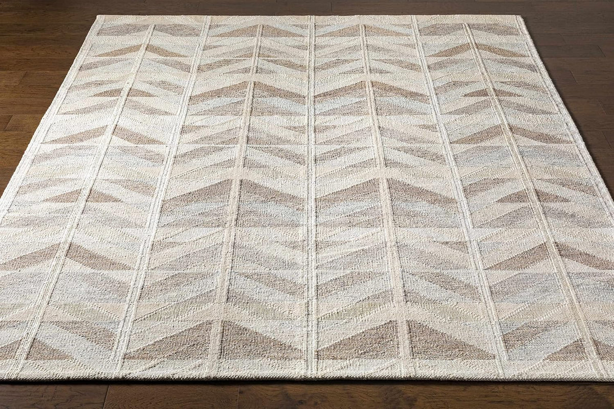 Livabliss SCD2300 Scandi Bohemian, Transitional 2' x 3' Area Rug - Tan, Black, Medium Gray