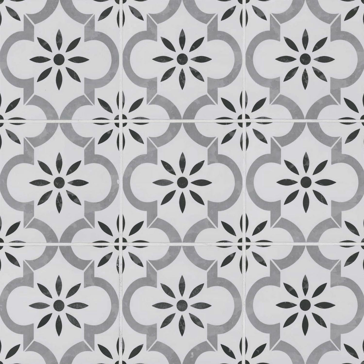 Porcelain Floor & Wall Tile | Amara Blue Akara | 8" x 8"