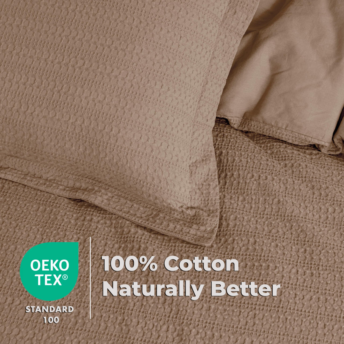 Waffle Weave Duvet Cover, Duvet Cover, 100% Cotton