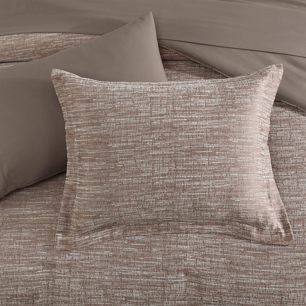 Comforter Set Chenille Textured 7 Pieces Bed in a Bag