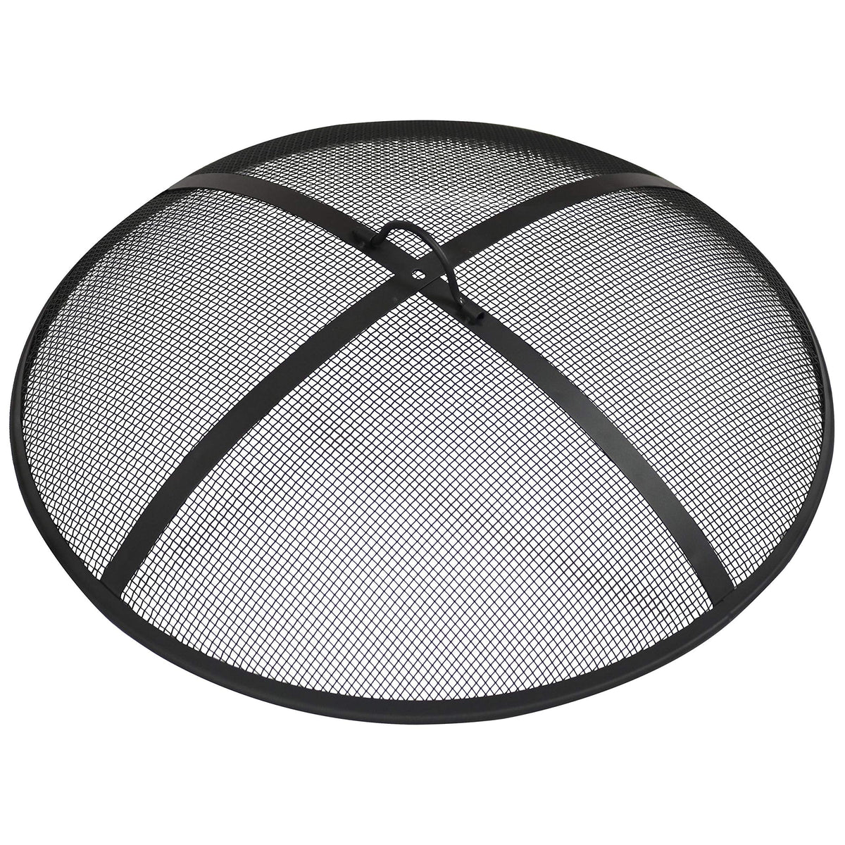 Heavy Duty Steel Metal Mesh Fire Pit Screen, Round, 22" Dia