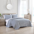Quilt Set with Shams, Cotton, Reversible