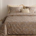 Egyptian Cotton Duvet Cover Set - Luxurious California King Size with Silky Soft Sateen Weave, Boho Style, Zipper