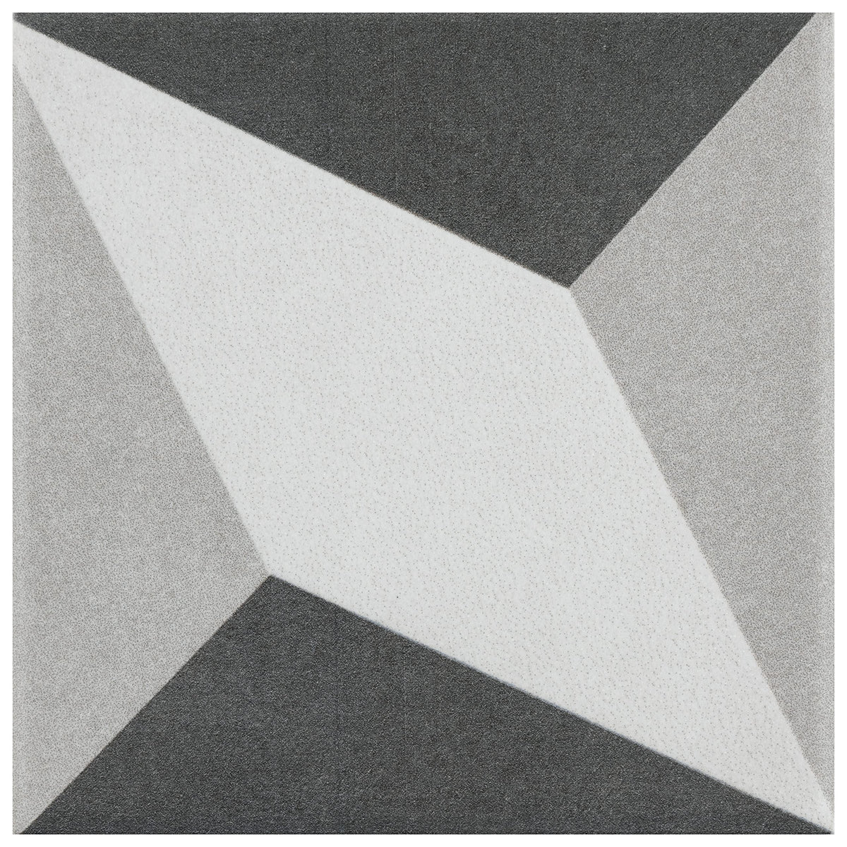 Twenties Mini Diamond 3-7/8" x 3-7/8" Ceramic Floor and Wall Tile