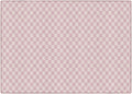 Carpets Pink Checkerboard Educational Area Rug for Kids Room Seating Décor, Children's Classroom, Play Carpet for