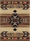 Rustic Lodge, Southwestern Area Rug, Multi 7611