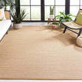 Area Rug - Natural Fiber Collection - Large - Maize & Linen Color, Sisal, Woven Design with Border (NF141B)