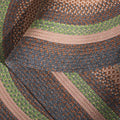 Braided Indoor/Outdoor Oval Rug, Brown & Green BRD314T