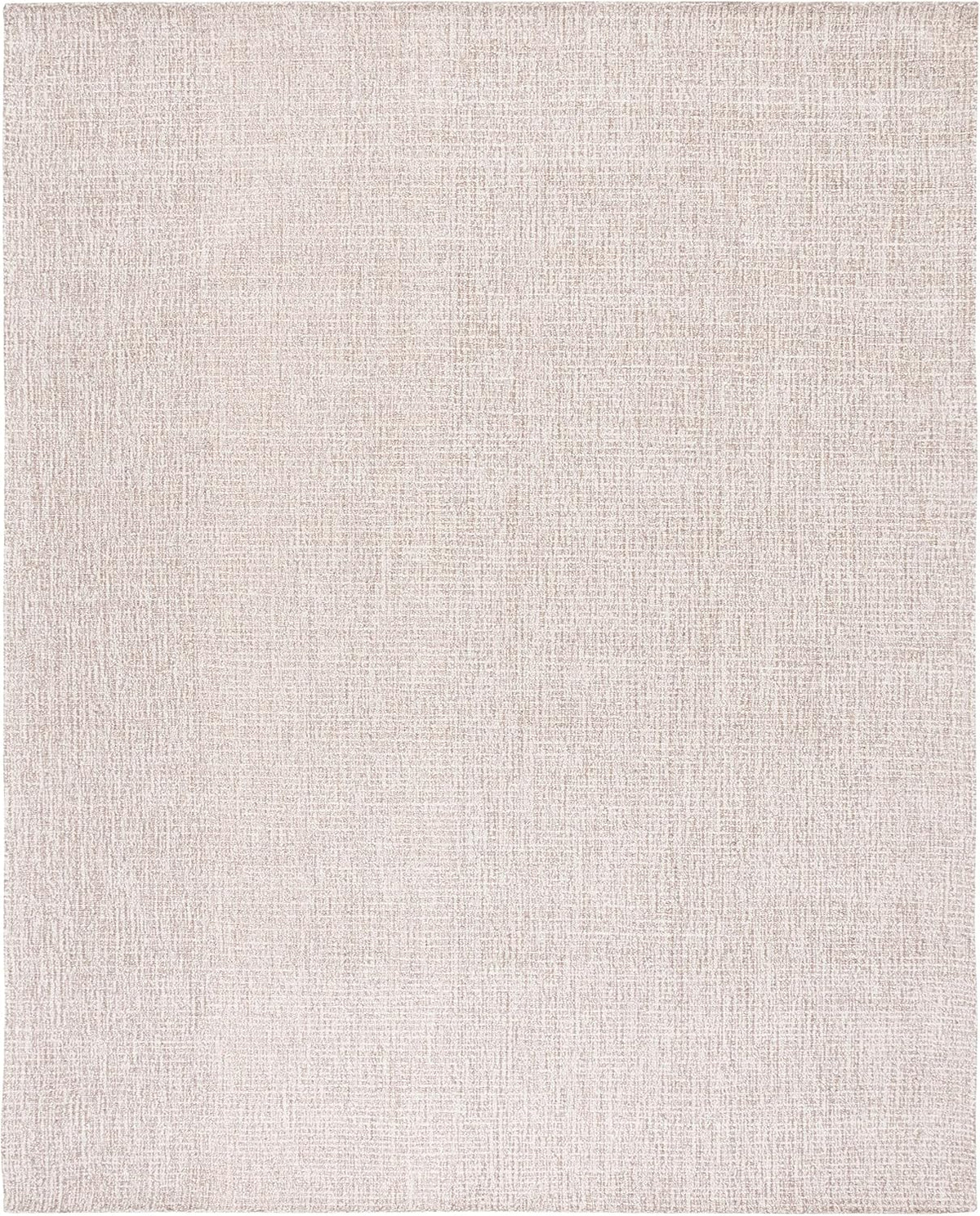 Abstract Area Rug, Wool Handmade Ivory & Grey ABT468G