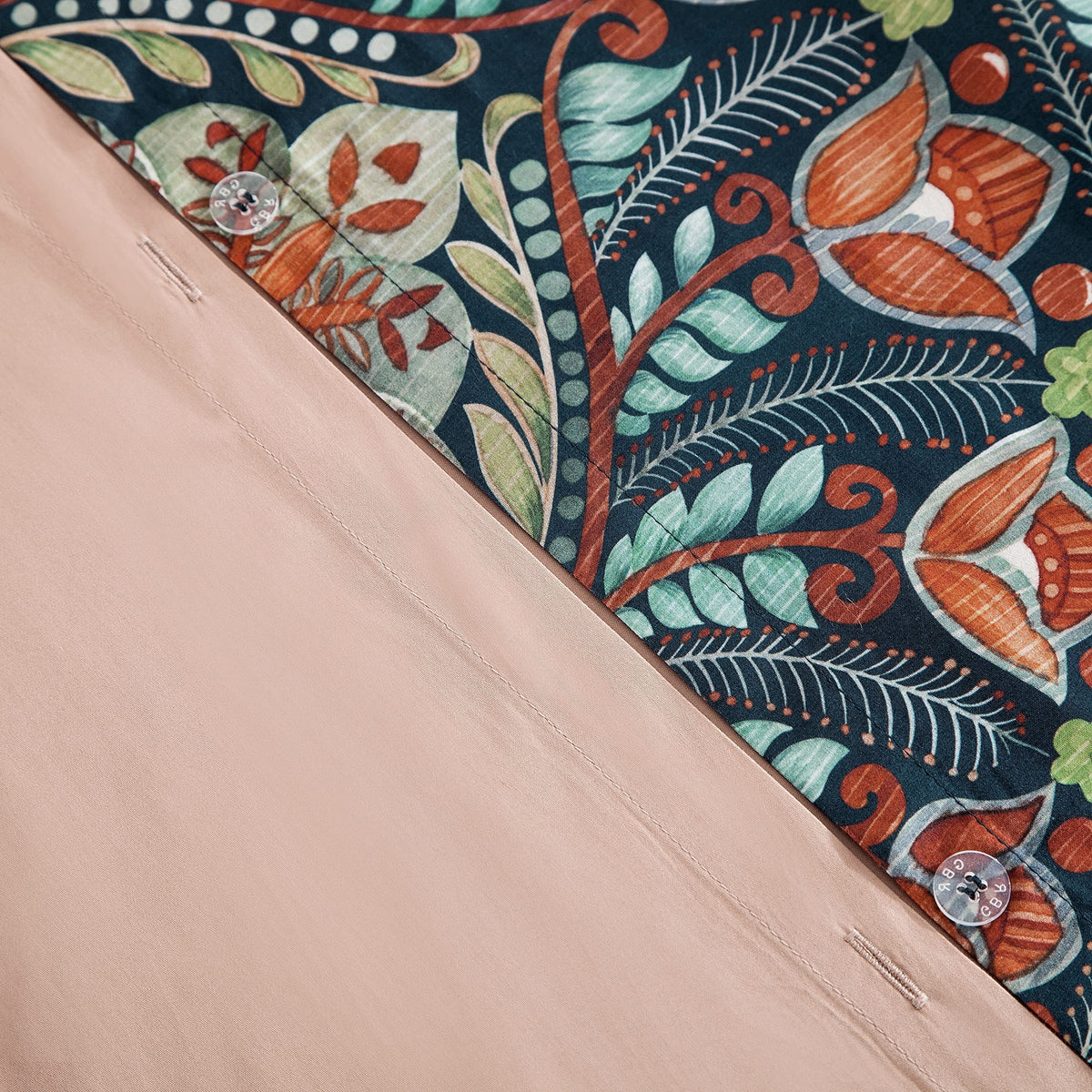 Damask Medallion Luxury Duvet Quilt Cover Boho Paisley Print Bedding Set 400 Thread Count Egyptian Cotton Sateen