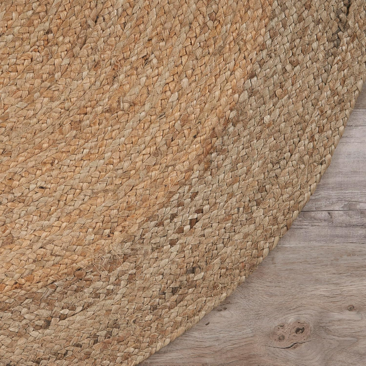 LR Home Natural Jute 7x9 Oval Area Rug Decor | Braided Rugs, Playroom | Bohemian Farmhouse Indoor Rug for Room Decor