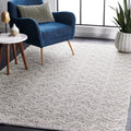 Kilim Collection Area Rug, Grey & Beige, Handmade Flat Weave Wool, Ideal for High Traffic Areas (KLM401G)
