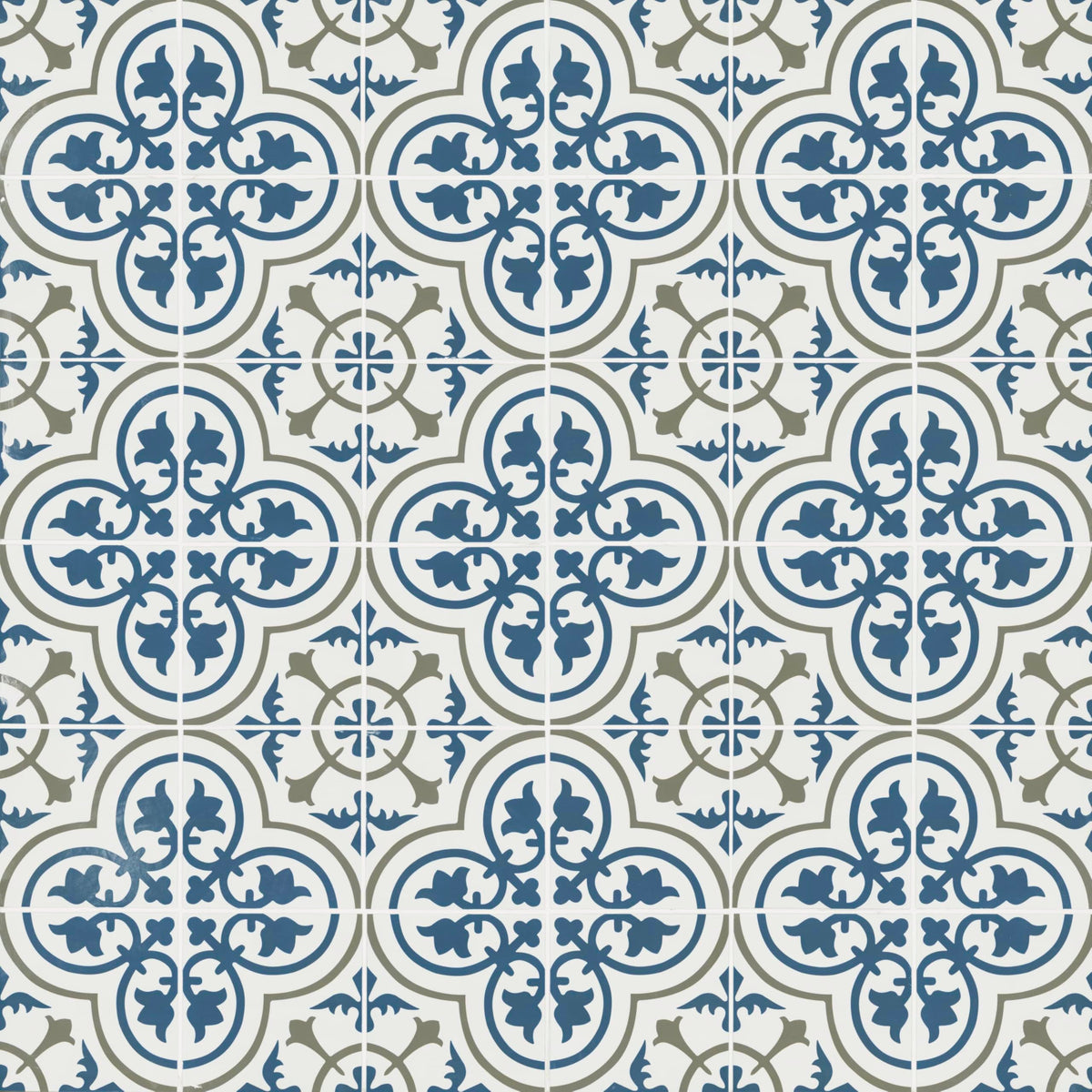 Porcelain Wall Tile | Zenzibar Encaustic | 8" x 8"