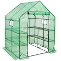 Walk-in Greenhouse, 57 x 61 x 80 in, 3 Tiers 10 Shelves