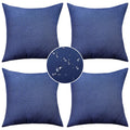 Outdoor Pillow Covers 20x20 Waterproof Decorative Pillow Cases Square Throw Pillows for Couch Outside Patio Garden