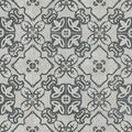 Porcelain Encaustic Floor & Wall Tile | Galleria Amalfi Bianco |8" x 8"